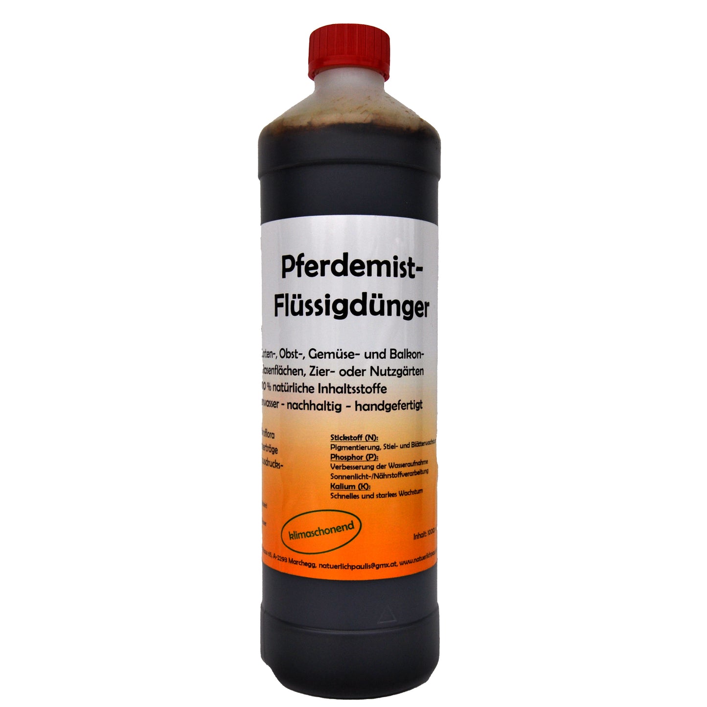 Pferdemist-Flüssigdünger, 1 Liter, Konzentrat
