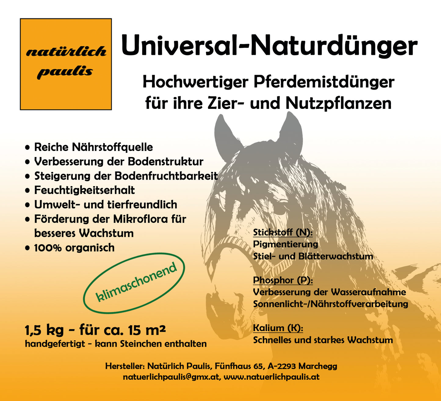 Universal-Naturdünger, 1,5 kg